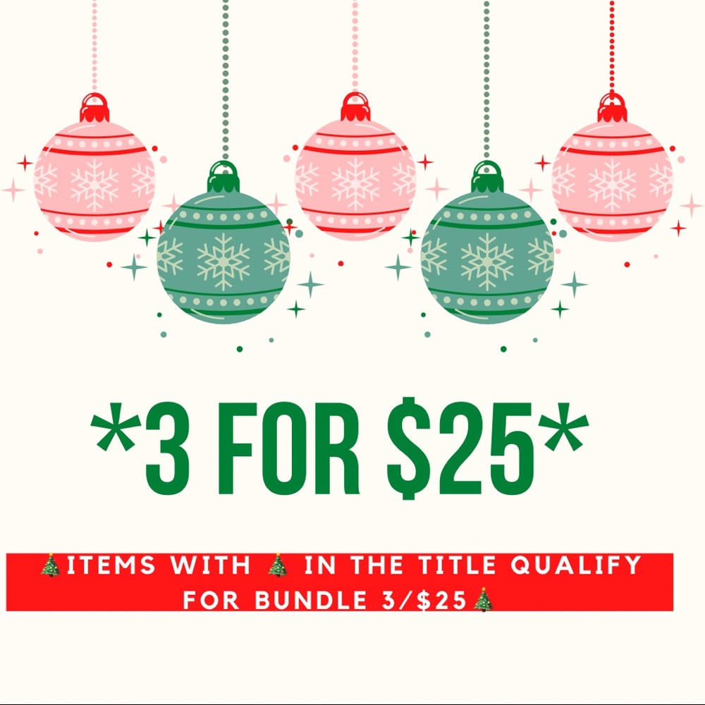 Flash Sale- 🎄3/$25🎄